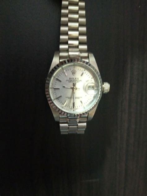 white rolesor rolex|Rolex 8385 18k white gold.